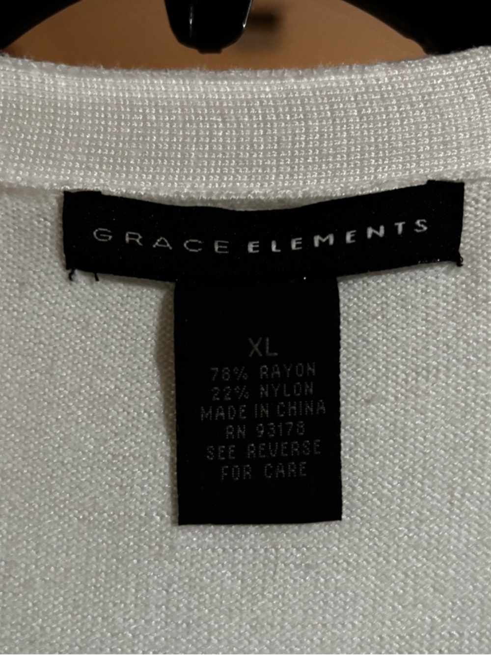 Grace Elements tan Cable-Knit Fringe Open Front Cardigan CL casual - Picture 3 of 3